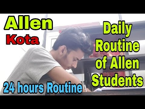 Daily Routine Of Allen Students In kota || Life As A Allen Student