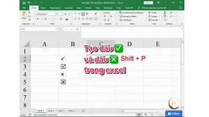 Tạo dấu ✅ và dấu ❎ nhanh chóng trong excel #tinhocfaf #tinhocvanphong #meotinhochay #excel #daucheck #checkbox #checkboxes #checkboxexcel