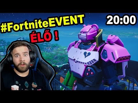 FORTNITE ÓRIÁS ROBOT EVENT ! ÉLŐben ! | VÉGE