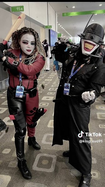 dreamcon day2 cosplay the batman who laughs #3dprinting #cosplay #dreamcon2024 #batmanwholaughs #dccomics #batman #joker