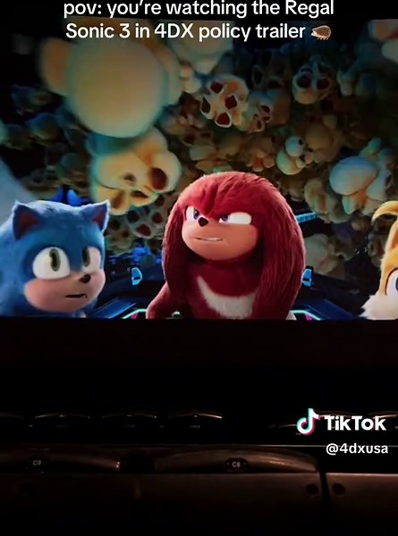 Sonic the Hedgehog 3 in 4DX: Tickets Available Now