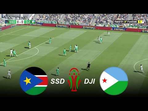 🔴LIVE | South Sudan vs Djibouti - Africa Cup of Nations Qualification - Full Match Simulation PES