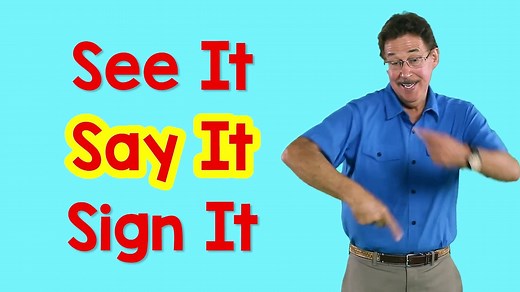 See It, Say It, Sign It Letter Sounds ASL Alphabet Jack Hartmann
