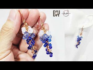 Simple earrings with just 2 basic techniques | DIY jewelry making guide 1150
