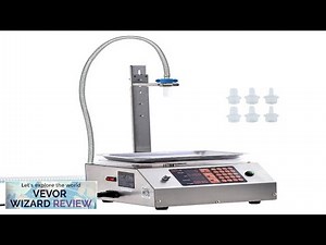 VEVOR Liquid Filling Machine 30-15000 g Weighing Capacity Automatic Bottle Filler Machine Review