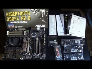 UNBOXING: Asus Sabertooth 990FX R2.0 AM3+ AMD Motherboard with UEFI BIOS