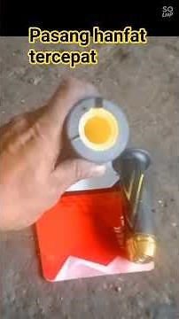 The fastest trick to install motorcycle handguards #chikamotorgondrong #engine workshop #beginner...