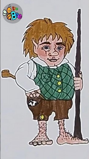 How to draw a Hobbit #drawing #drawinganimals #drawingforkids #howtodraw