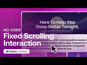 Webflow tutorial | Steal this scroll interaction for your Webflow website (NO-CODE)