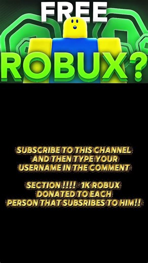 EASY FREE 1K ROBUX!!!! #roblox #robuxgiveaway #giveawayrobux #robloxfreerobux #freerobux #robuxfree