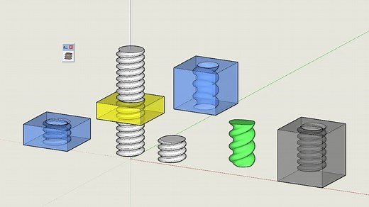 Threads (Filetages) : Plugin ➡️ SketchUp