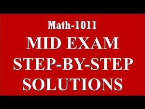 Complete Mid Exam Solutions | Clear and Step-by-Step Guide