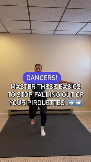 Dancers, master your pirouettes with these pirouette form and technique basics. Here’s why I love these for improved turns ⬇️ Pirouette prep - this sets you up for a successful turn. Send the pelvis into the floor, engage the core and check your posture! Relevé balance - this is the form you need to maintain during the pirouette - practice holding this for 4-8 counts! Half turns - helps dancers practice placement, balance, control and stability - these are harder than a single pirouette too, but
