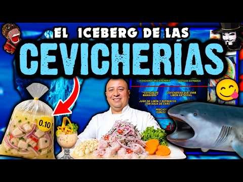 The Iceberg of CEVICHERÍAS in Peru