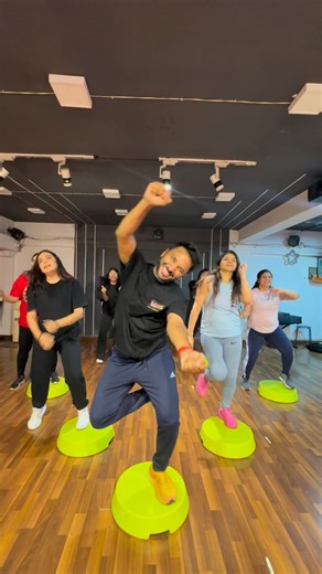 CoachAF on Instagram: "Turning steps into sweat and beats into energy 🎶💦 Zumba Step class had us moving nonstop! #FeelTheBeat #ZumbaVibes #fitnessdance"