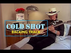 Cold Shot - Stevie Ray Vaughan - SRV - Backing Track With Vocals - To Study Guitar For Free