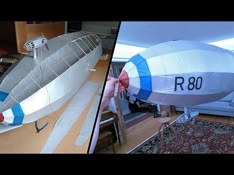 How to Make an RC, Flying Rigid Airship Model - British Airship R 80