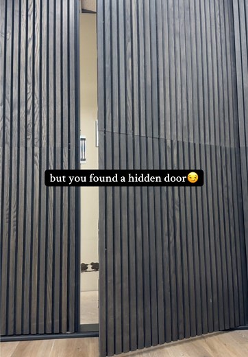 This is how you turn a cool wall into a room of endless possibilities😏🫣 #murphydoor #hiddenroom #hiddendoor #jeremygbarker