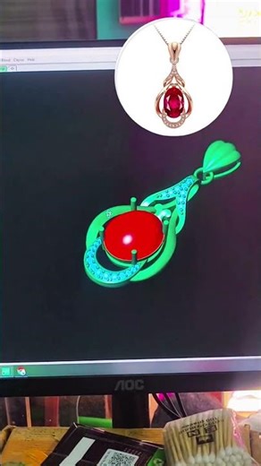 Ripping pendent l any cad file if you want contact me l #matrix #rhino #jewellery #cad #trending