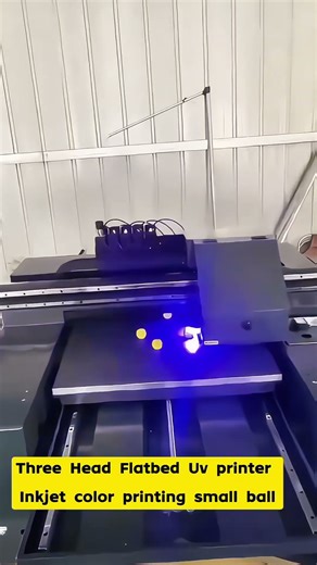 beyond UV : Three Head Flatbed UV Printing Machine 6090