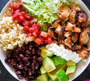 46K views · 50 reactions | This Homemade Chipotle Chicken Bowl is loaded with juicy grilled chicken and all of your favorite burrito bowl toppings. It’s such a perfect summer meal. Find the recipe here: https://simplyhomecooked.com/chipotle-chicken-bowl/ | Simply Home Cooked | Facebook
