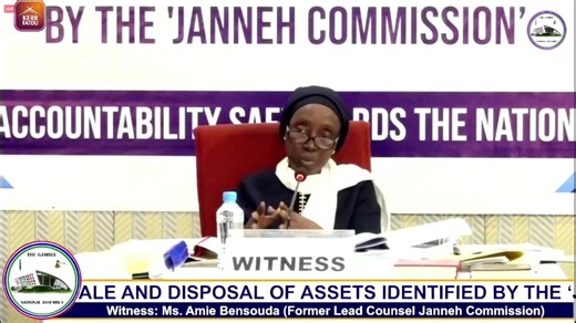SPECIAL SELECT COMMITTEE ON THE SALE AND DISPOSAL OF ASSETS IDENTIFIED BY THE ‘JANNEH COMMISSION’ | KERR FATOU