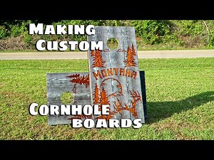Making Custom Epoxy Cornhole Boards