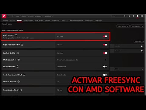 Cómo ACTIVAR FREESYNC EN TARJETAS AMD RADEON