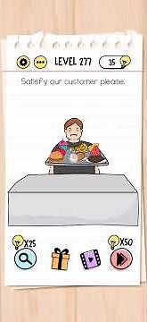 Brain Test Level 277 Walkthrough