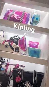 KIPLING THE JELLY LOGO COLLECTION BAG BACKPACKS MAKEUP COSMETICS CASES OUTLET MALL STORE #kipling