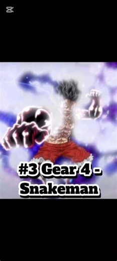MONKEY D. LUFFY ALL GEARS IN ONE PIECE #anime #aot #hxh