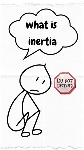 “What is Inertia? | Stick Figure Science #Shorts”