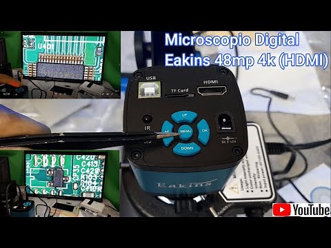 Microscopio Digital Eakins 48mp 4k (HDMI) unboxing👈Funciones y Manejo Paso a Paso [REVIEW] ✅Parte #2
