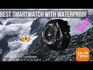 ✅😱 ¡Top 1 Best Smartwatch with Waterproof Fitness on Temu in 2025! 🚀💦 | Full Review & Features🌟