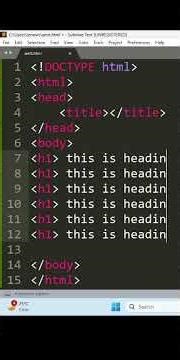 Sublime Text 3: Multiple Cursors kaise banayein? 💻 | HTML Coding Trick | #Shorts #NitinSir
