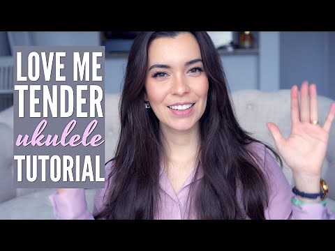 DAY 1 Love Songs Challenge: LOVE ME TENDER Ukulele Tutorial (for Baritone too!)