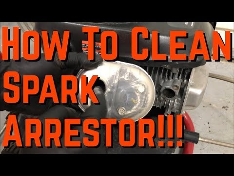 How To Clean Spark Arrestor Honda GCV160