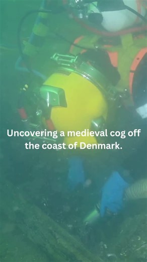 Medievalists.net on Instagram: "Maritime archaeologists from the Viking Ship Museum in Denmark have announced the discovery of what they describe as the world’s largest cog—a medieval cargo vessel built around 1410 and found in the waters off of Copenhagen. Video courtesy Viking Ship Museum #medieval #middleages #cog #denmark #archaeology"