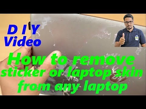 Hindi || How to remove sticker or laptop skin from any laptop