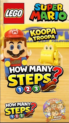 How Many Step 123! Koopa Troopa #supermario #nintendo #lego