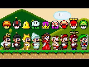 Super Mario World Deluxe 1042 - All New Power-Ups (SM4J). ᴴᴰ