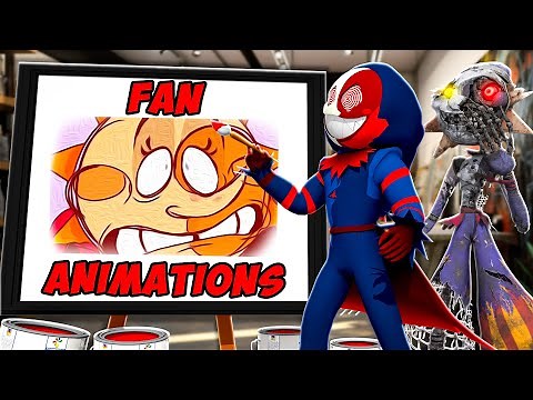 Bloodmoon and Ruin Eclipse REACT to YOUR FAN ANIMATIONS