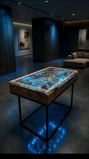 I Turned RUSTY Metal Into a $10,000 Glowing Epoxy Table!