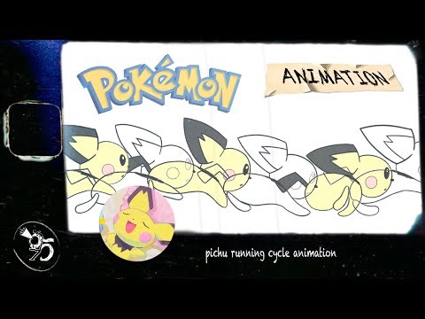 Pichu Running Animation Cycle