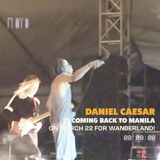 8.9K views · 130 reactions | DANIEL CAESAR IS COMING BACK TO MANILA...