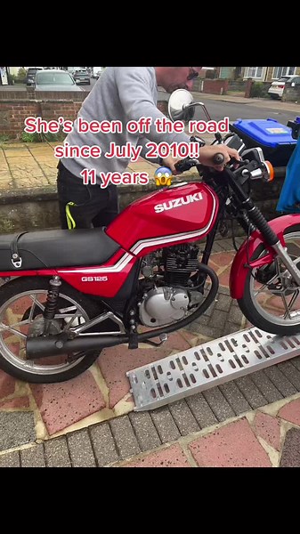 Learning to Ride My New Suzuki Ruby Motorcycle