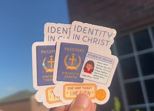Identity in Christ Sticker, Passport to Heaven Christian Sticker, Cute Pastel Faith Sticker, Citizen of Heaven Bible Verse Gift, Jesus Gift - Etsy