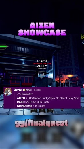 Aizen Showcase: Tilín & Anime Final Quest Codes