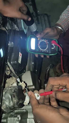 Splendor bs6 pickup coil checkup apna auto service 🏍️🏍️🏍️🏍️#bike #