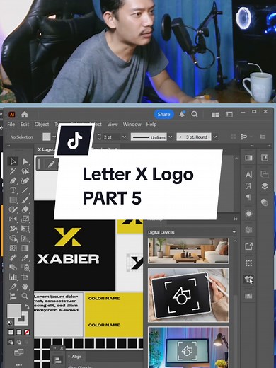 Letter X Logo Design Process Explained